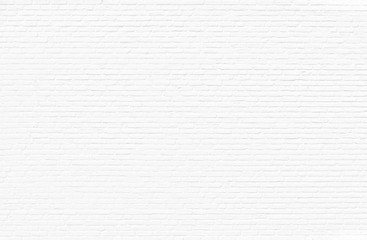 Evenly lit white brick wall for texture or background