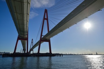 Fototapeta premium 名港西大橋