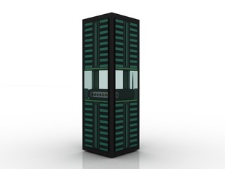 3d rendering Database storage data base