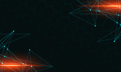 Abstract Technology backgorund