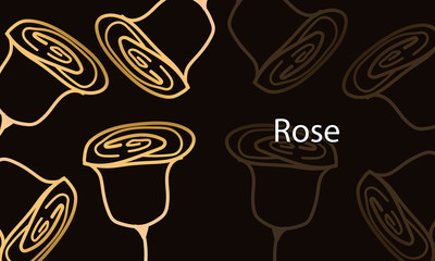 Rose pattern background