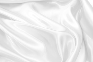 white satin fabric texture soft blur background