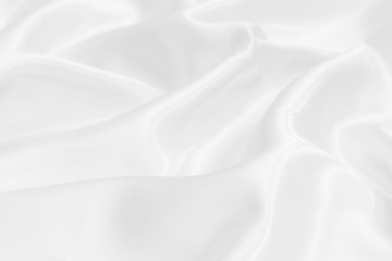 white satin fabric texture soft blur background