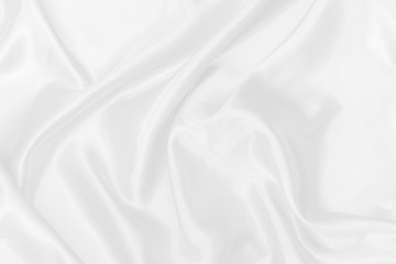 Fototapeta na wymiar white satin fabric texture soft blur background