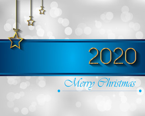 2020 Merry Christmas background for your seasonal invitations, festival posters, greetings cards.