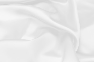 Obraz premium white satin fabric texture soft blur background