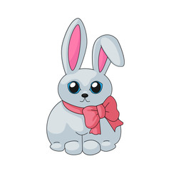 Cute bunny vector