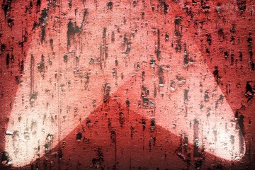 Detailed view at spotlights on an aged concrete wall in high resolution