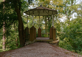 Naklejka premium Lovely Gazebo in the Forest