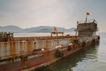 Large ship in Nha Trang