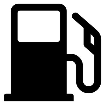 gz568 GrafikZeichnung - german - Zapfventil für Benzin oder Diesel / Tankstelle / Zapfsäule Symbol: english - gasoline nozzle / filling station / petrol pump icon: simple template - xxl square g8680