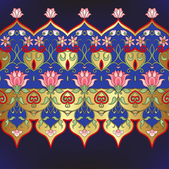 Fototapeta na wymiar Eastern ethnic motif, traditional muslim ornament. Element for design. Vector illustration