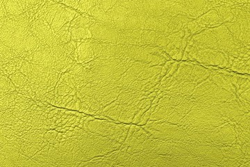 Yellow leather texture background