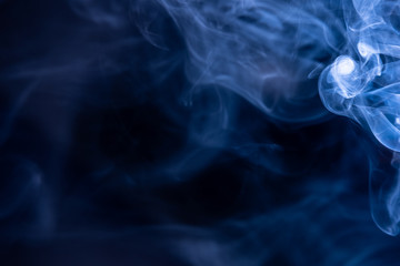 Smoke colorful &black for background