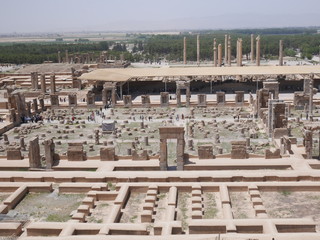 Obraz premium Persépolis, ruine et histoire, ciel et pierre 