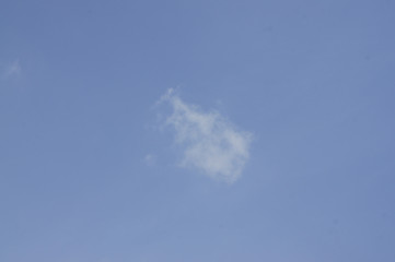 Blue sky and white clouds