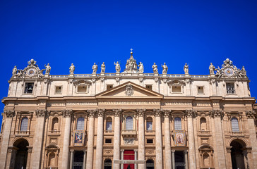 Fototapeta na wymiar st Peter’s basilica Vatican City Rome Italy