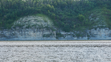 Rocky riverbank