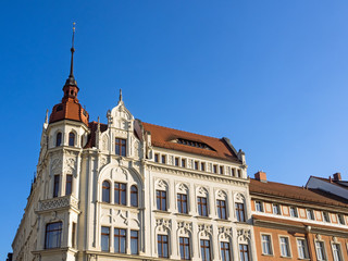 Altbau in der Altstadt von Görlitz, Sachsen, Deutschland