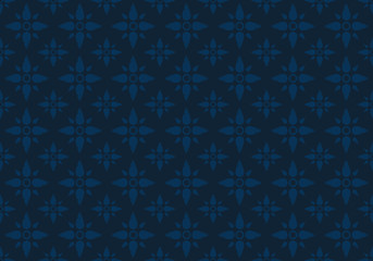 Thai Indigo Seamless Pattern