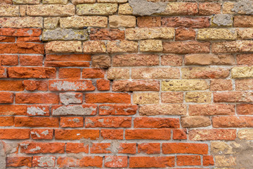 Crumbling Bricks Wall