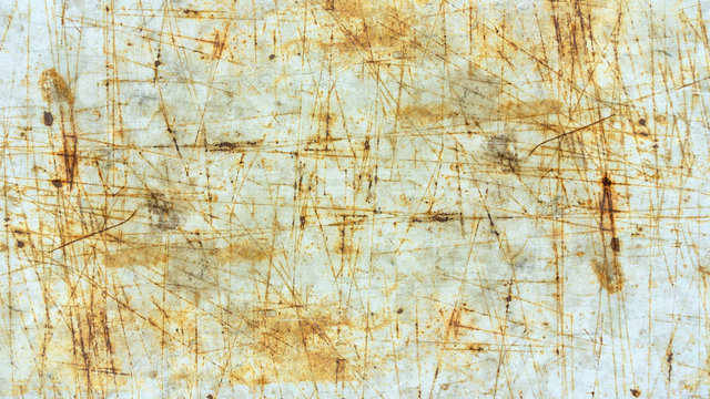 Streaks of rusty metal background.