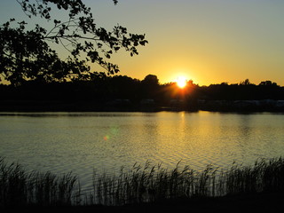 Naklejka premium Sonnenuntergang