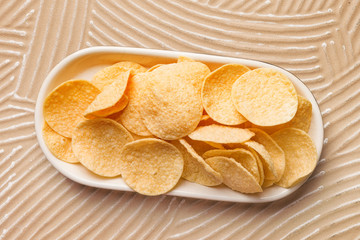 Gluten-free lightly salted chickpea chips.