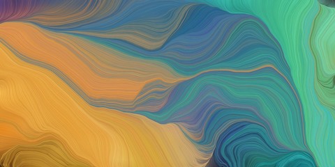 abstract fractal swirl waves. can be used as wallpaper, background graphic or texture. graphic illustration with blue chill, peru and teal blue colors