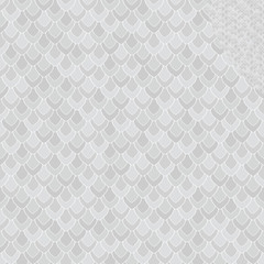 Vector Abstract Overlapping Fish Scales in Shades of Gray Seamless Repeat Pattern. Background for textiles, cards, manufacturing, wallpapers, print, gift wrap and scrapbooking.
