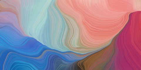 Obraz premium abstract colorful waves motion. can be used as wallpaper, background graphic or texture. graphic illustration with rosy brown, steel blue and moderate pink colors