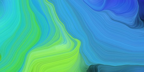 Fototapeta na wymiar abstract colorful waves motion. can be used as wallpaper, background graphic or texture. graphic illustration with steel blue, moderate green and medium aqua marine colors