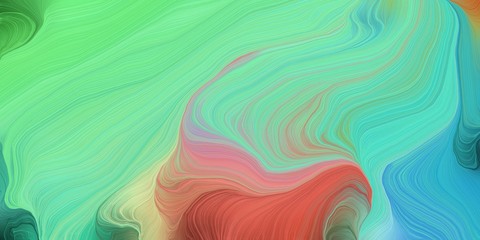 abstract design swirl waves. can be used as wallpaper, background graphic or texture. graphic illustration with medium aqua marine, dark salmon and pastel brown colors