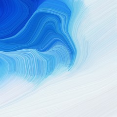 square graphic illustration with lavender, royal blue and sky blue colors. abstract design swirl waves. can be used as wallpaper, background graphic or texture