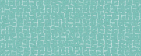 Vintage teal square lines texture background