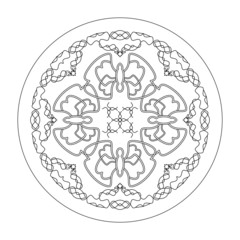 Mandala. Butterflies mandala