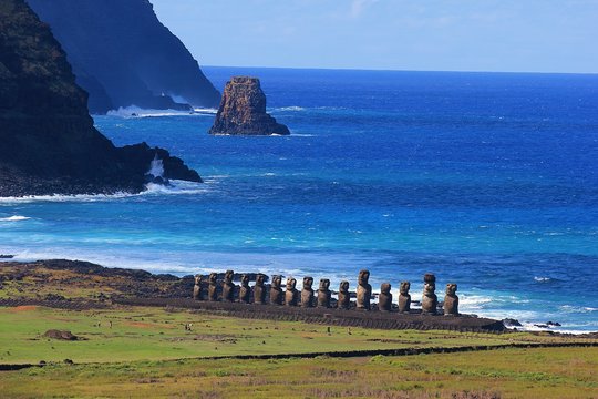 Paisaje de la Isla de Pascua