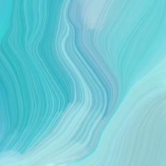 square graphic illustration with sky blue, light sea green and medium turquoise colors. abstract colorful swirl motion. can be used as wallpaper, background graphic or texture
