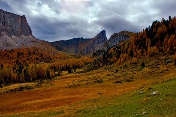 Fall in the Alps