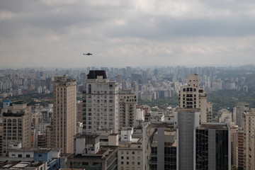 Vista aérea da cidade de São Paulo