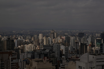 Vista aérea da cidade de São Paulo