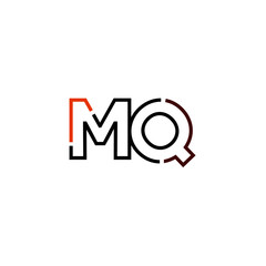 Letter MQ logo icon design template elements
