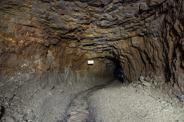 Gold iron mine ore shaft tunnel drift underground