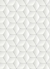White Isometric Background