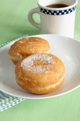 Donuts and coffee