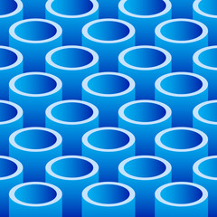 Pipe 3D abstract background. Decorative design vector and illustration