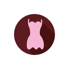 Isolated female dress icon vector design