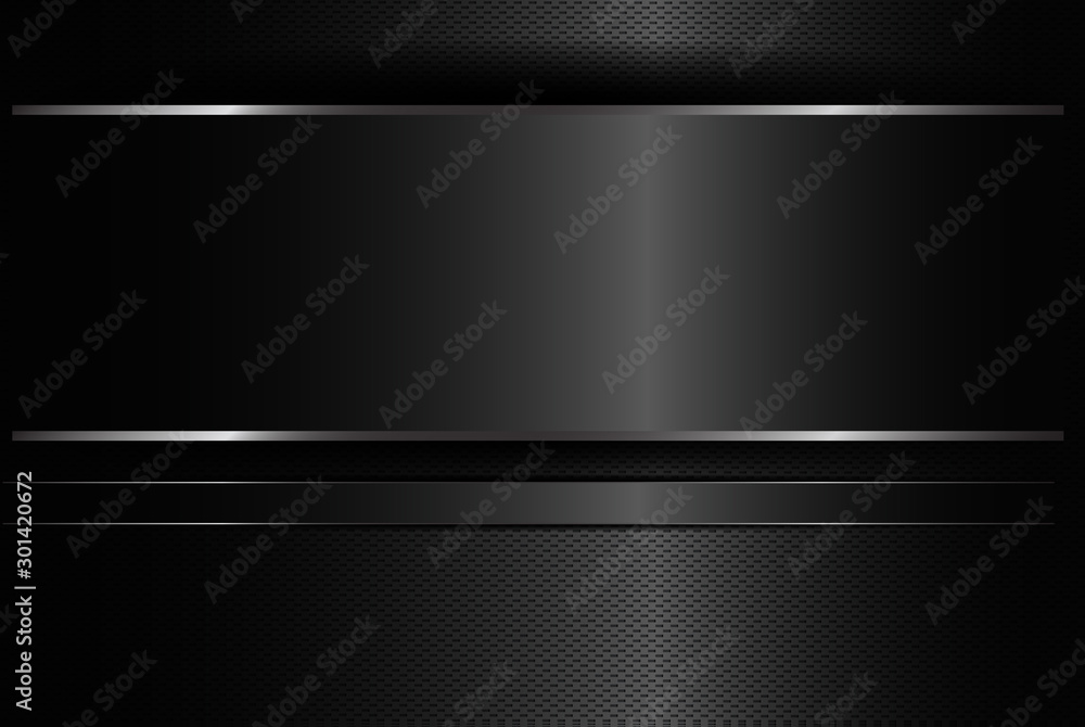 Poster black abstract background pattern stripe paper material 3d render. business technology commercial sa