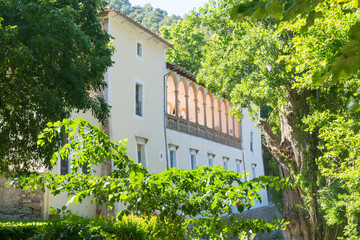 Fototapeta na wymiar House in the estate of La Granja on the island of Majorca