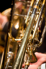 Trombone de Vara, instrumento de sopro, metais